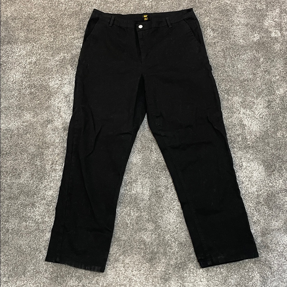 EC Caterpillar Women’s Canvas Work Pant - Black - Size 14